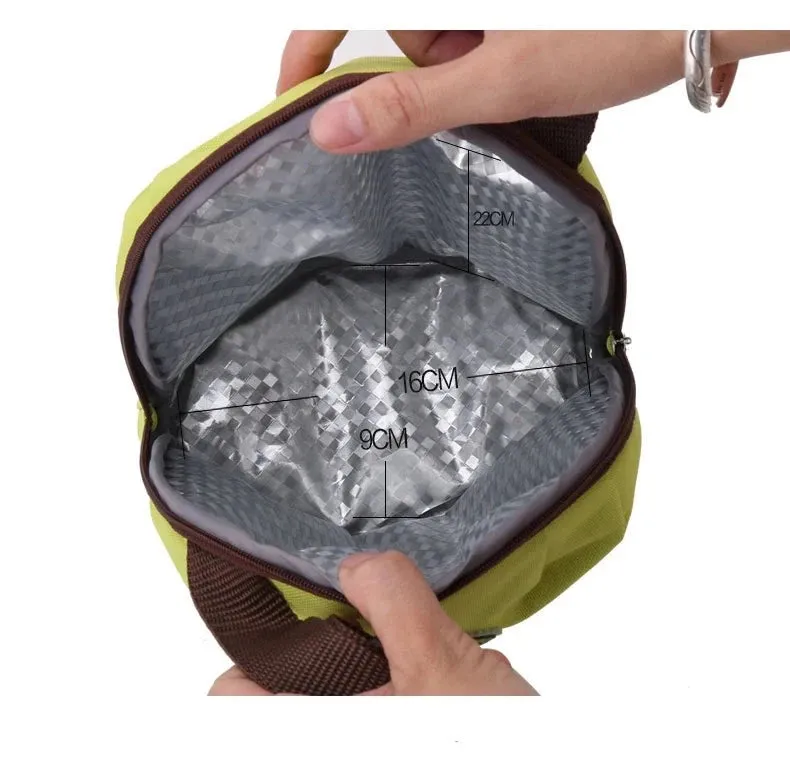 Thermal Insulated Bag, Baby Bottle and Food Warmer & Cooler with Ice Packs
