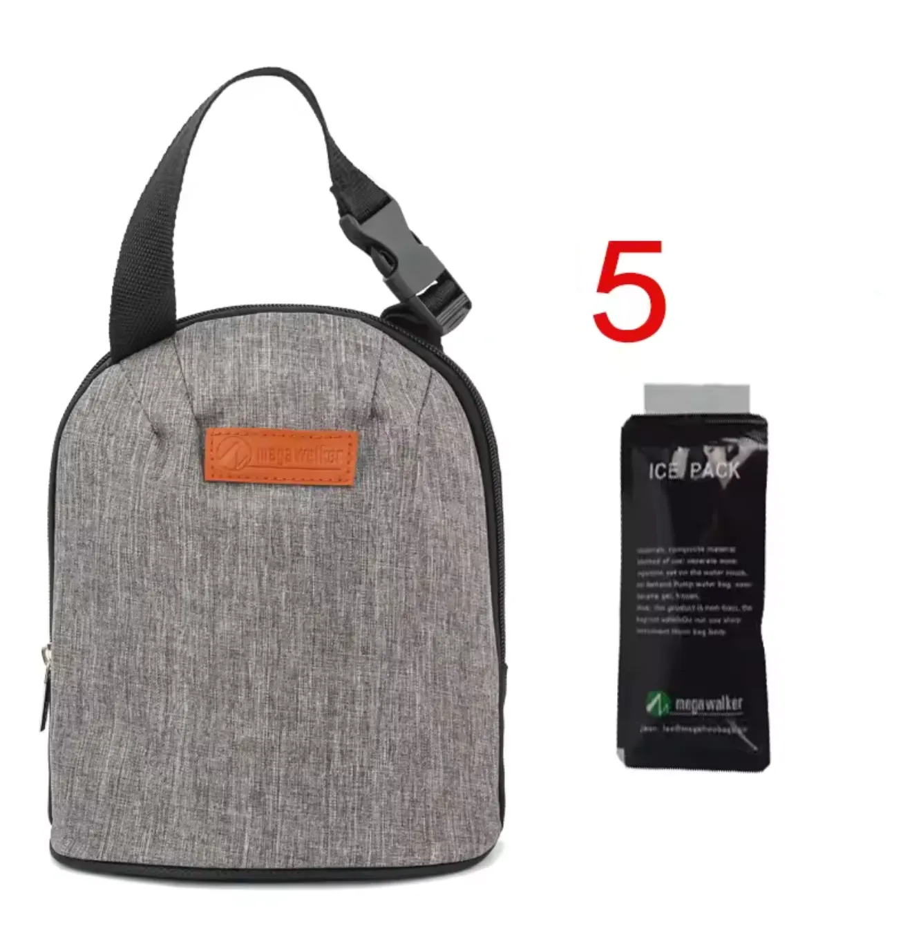 Thermal Insulated Bag, Baby Bottle and Food Warmer & Cooler with Ice Packs
