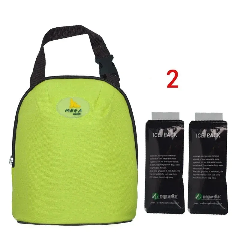 Thermal Insulated Bag, Baby Bottle and Food Warmer & Cooler with Ice Packs