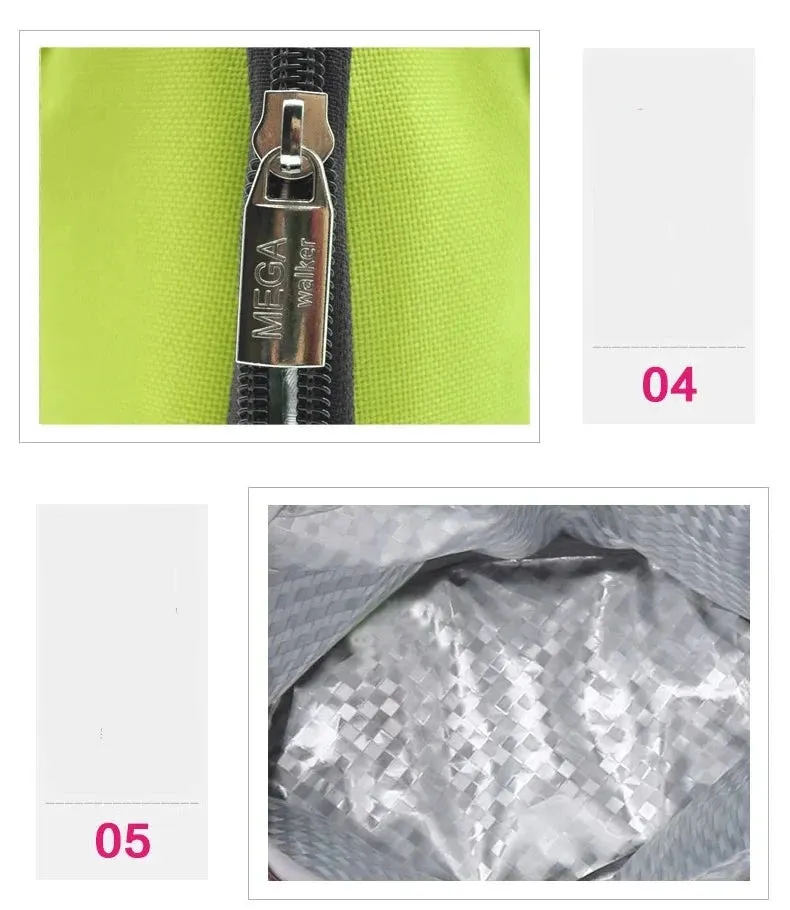 Thermal Insulated Bag, Baby Bottle and Food Warmer & Cooler with Ice Packs