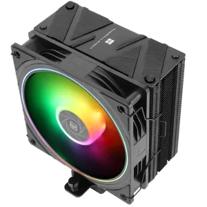 Thermalright Assassin Spirit 120 EVO CPU Cooler, TL-S12-S PWM Quiet ARGB Fan CPU Air Cooler, Computer Black Heatsink Cooling, Support AM4/AM5/Intel lga1700/1851/1150/1151/1200(AS120 EVO)