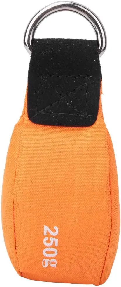 Throwing Rope Bag, Nylon Outdoor Multipurpose Climbing Tree Sandbag for Rock Climbing Rock Spelunking Small