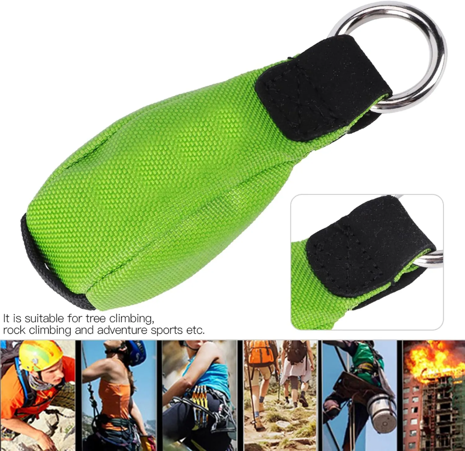 Throwing Rope Bag Throwing Rope Accessory Enduring Climbing Rope Bag Tree Work Throw Line for Outdoor Climbing