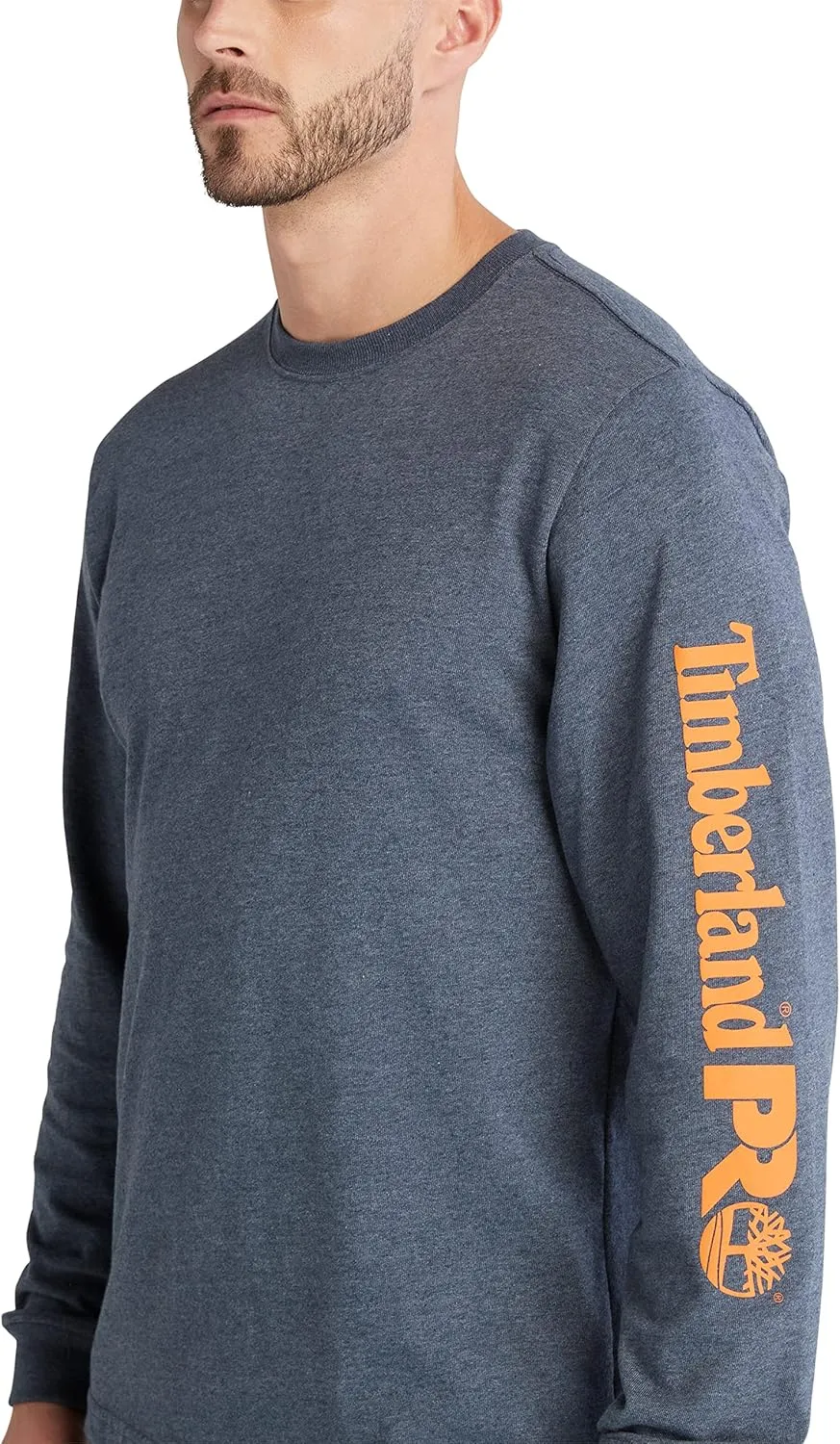 Timberland PRO mens Core Logo Long-sleeve Tshirt