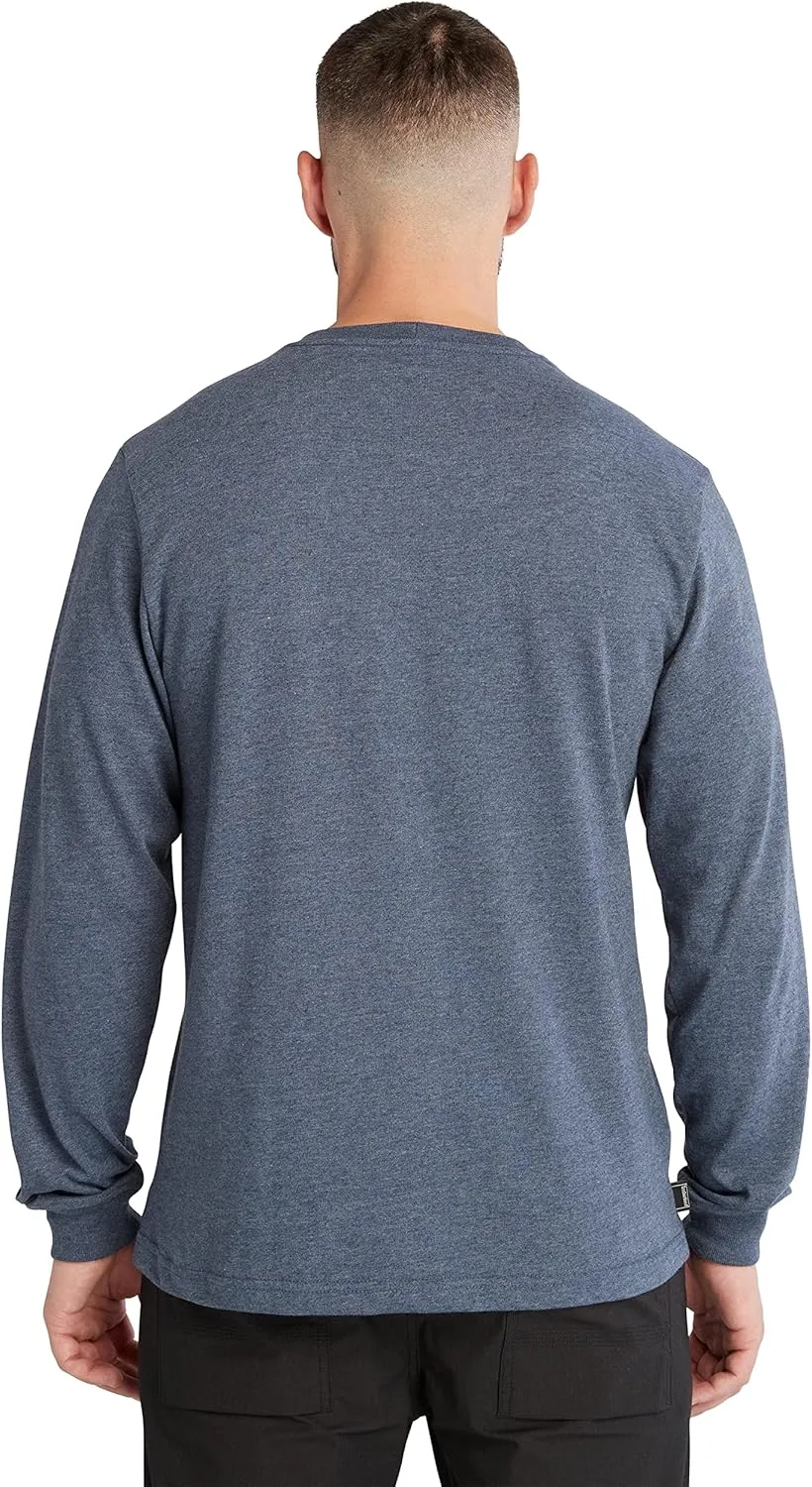 Timberland PRO mens Core Logo Long-sleeve Tshirt