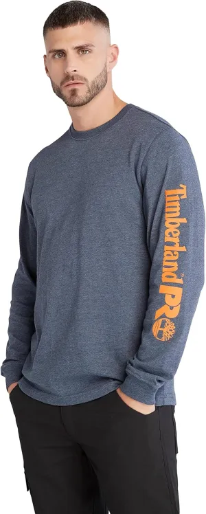 Timberland PRO mens Core Logo Long-sleeve Tshirt