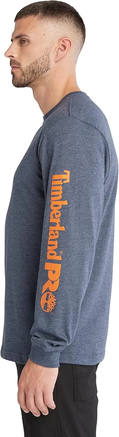 Timberland PRO mens Core Logo Long-sleeve Tshirt