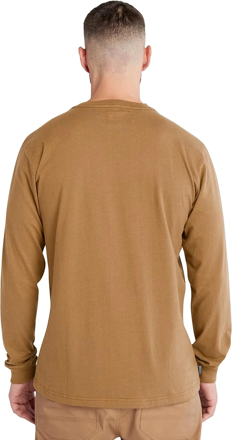 Timberland PRO mens Core Logo Long-sleeve Tshirt