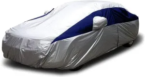 Titan Brilliant Color Poly 210T Car Cover for Large Sedans 203-212". Waterproof, UV Protection, Scratch Resistant, Driver-Side Zippered Opening. Fits Avalon, XTS, 6-8 and More.