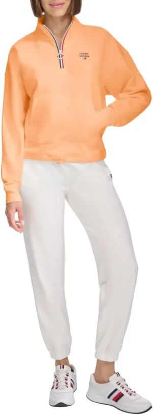Tommy Hilfiger Women's Soft & Comfortable Fleece Colorblocked Full Zip Hoodie