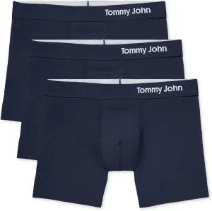 Tommy John Men’s Trunk 4" Underwear, Supima Cool Cotton Boxer Briefs with Supportive Contour Pouch, Soft Breathable Waistband