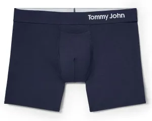 Tommy John Men’s Trunk 4" Underwear, Supima Cool Cotton Boxer Briefs with Supportive Contour Pouch, Soft Breathable Waistband
