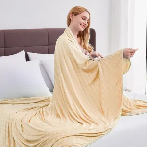 Topcee Cooling Blanket, Summer Cooling Blankets for Hot Sleepers, Arc-Chill Q-Max>0.5 Cool Fiber, Oeko-TEX 100% Certified, Soft, Breathable, Double-Side Bed Throw,Keep Cool for Adults Kids 50"x70"
