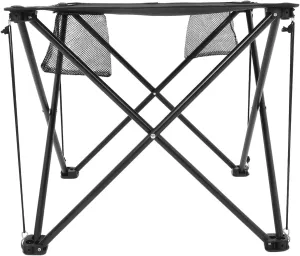Totority Portable Oxford Camping Table Folding Outdoor Dining Table with Cup Holders Sturdy Frame Versatile for Picnics Beach