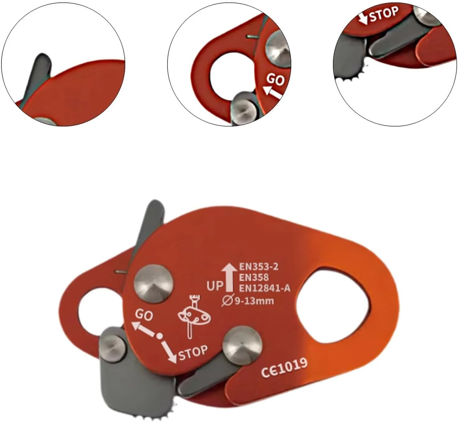 Tree Climbing Rope Grab Falling Arrester Rope Accessories Lanyard Device Protection Adjuster for Rocking Caving Work
