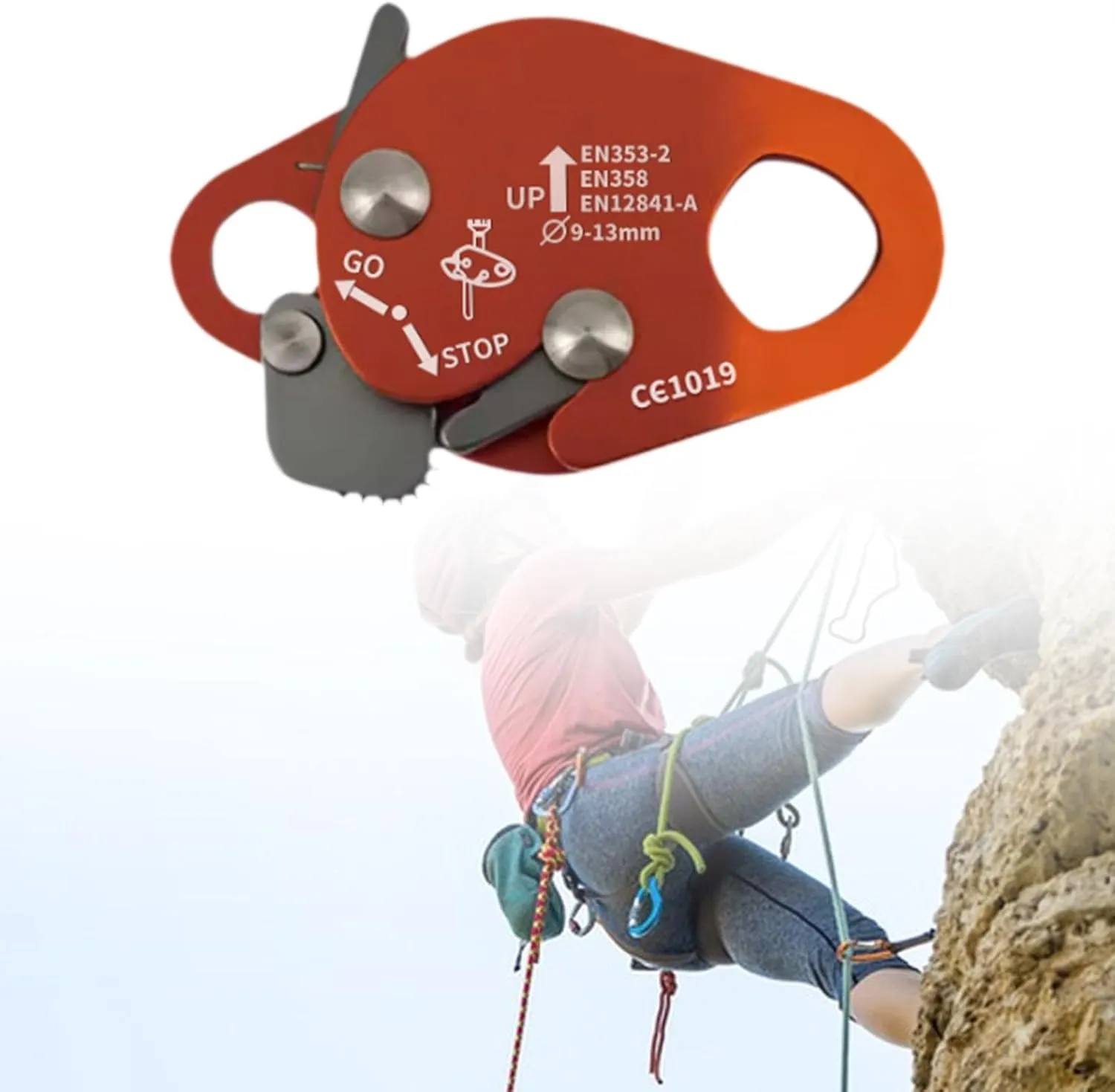 Tree Climbing Rope Grab Falling Arrester Rope Accessories Lanyard Device Protection Adjuster for Rocking Caving Work