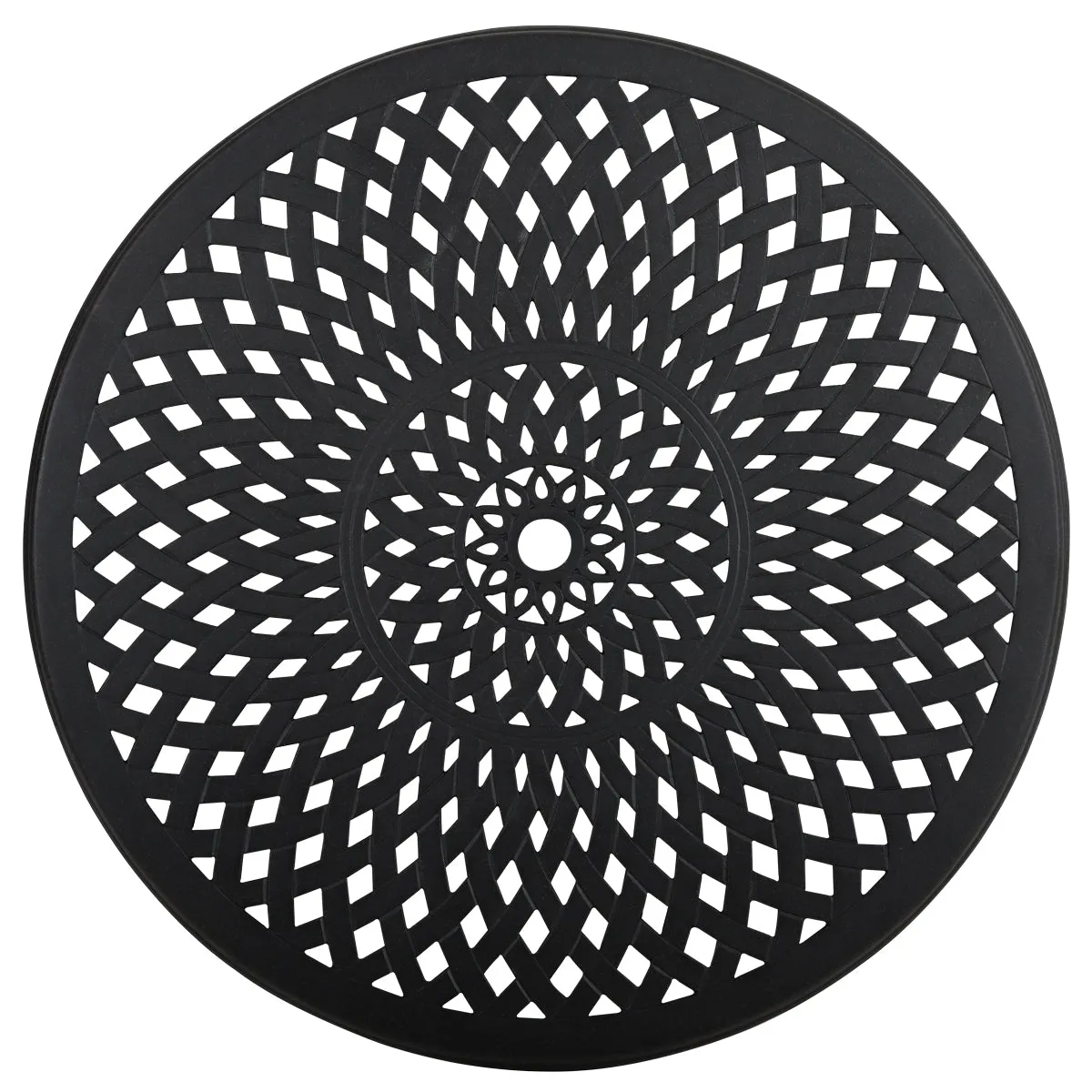 Trellis Outdoor Cast Aluminum 42" Round Counter Table