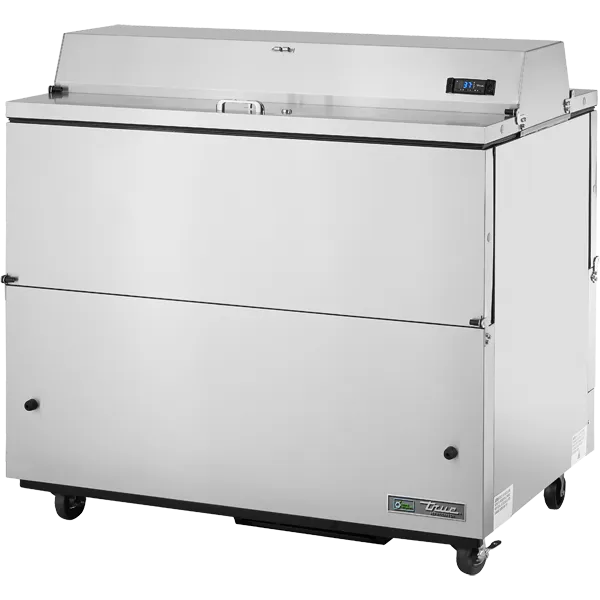 True TMC-49-S-DS-HC Dual Sided, Stainless Steel Exterior/Clear Aluminum Interior with Hydrocarbon Refrigerant
