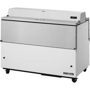 True TMC-58-DS-HC Dual Sided, White and Stainless Steel Exterior/Clear Aluminum Interior with Hydrocarbon Refrigerant