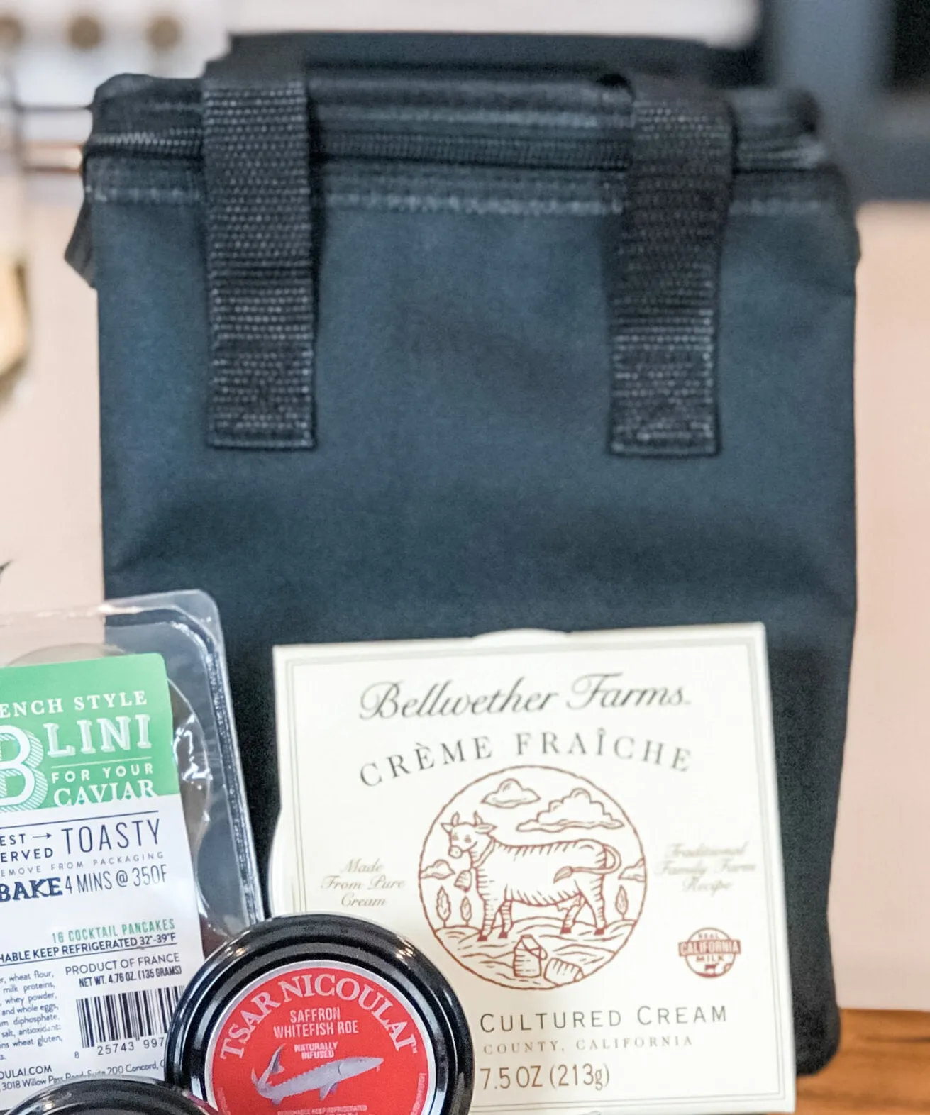 Tsar Nicoulai Caviar Thermal Insulated Cooler Tote Bag
