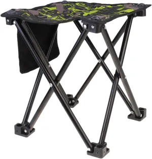 UPKOCH Outdoor Folding Chair Portable Camping Stool Stainless Steel Seat Multi-Functional Fishing and Picnic Chair Lightweight Design for Travel and Outdoor Activities