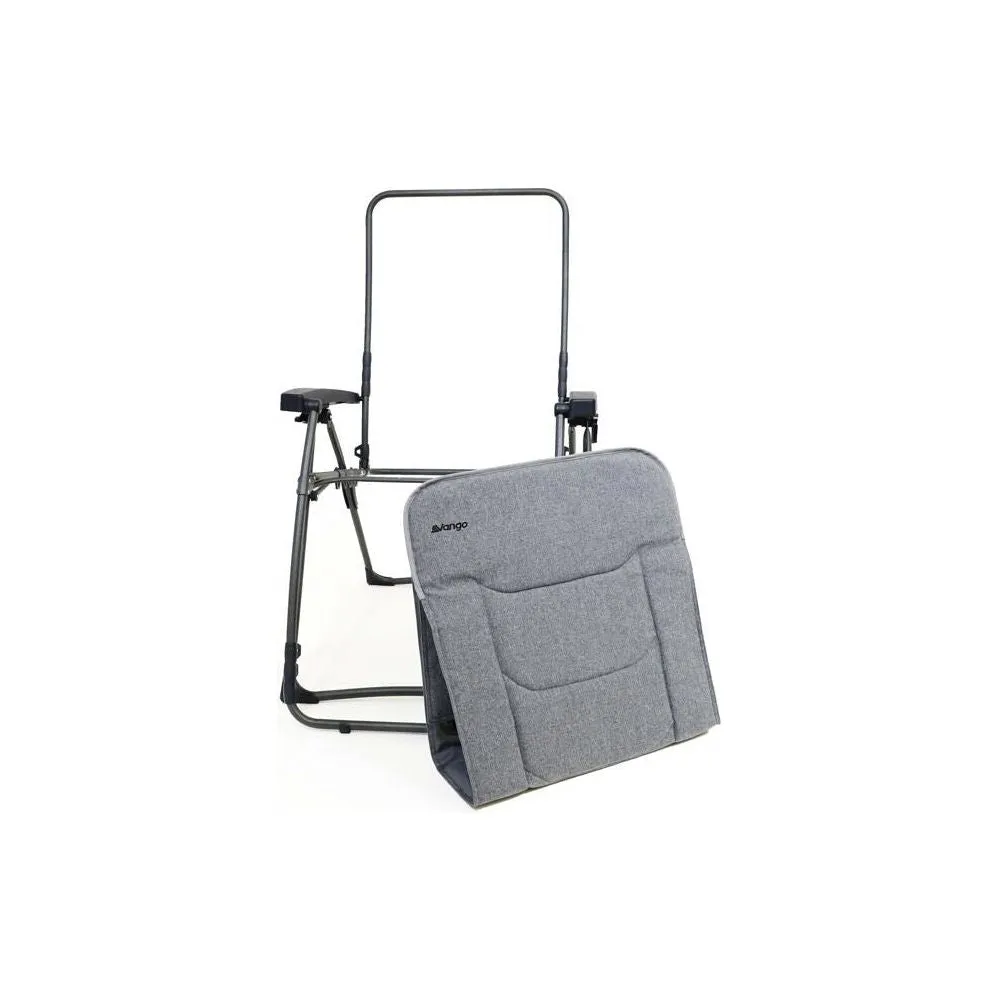 Vango Riviera Camping Lounger Heather Grey Chair