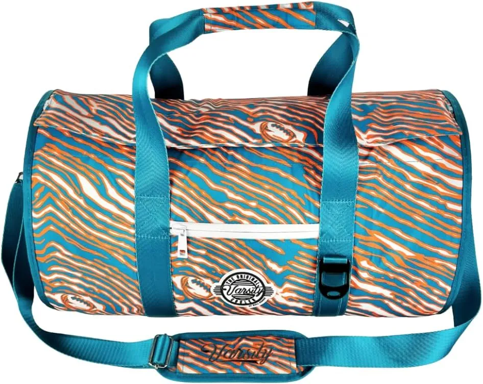 Varsity Cooler Miami Travel Party Duffel & Cooler – 30 Can Leakproof Insulated Tote Bag, Waterproof Soft compartment for Tailgating, Golf, Beach, Carry-On Luggage & Outdoor Sports