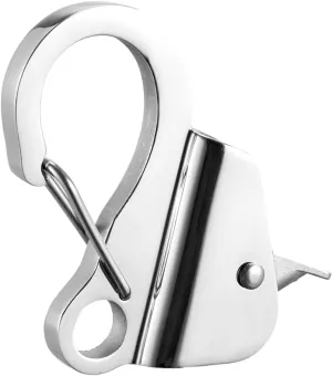VEVOR Boat Anchor Hook, 304 Stainless Steel Slide Anchor, Knotless Anchor System with Quick Release, Boat Anchor Hook Clips for 3/8" - 5/8" Boat Anchor Rope, Easy to Use, Holds 3700 LBS