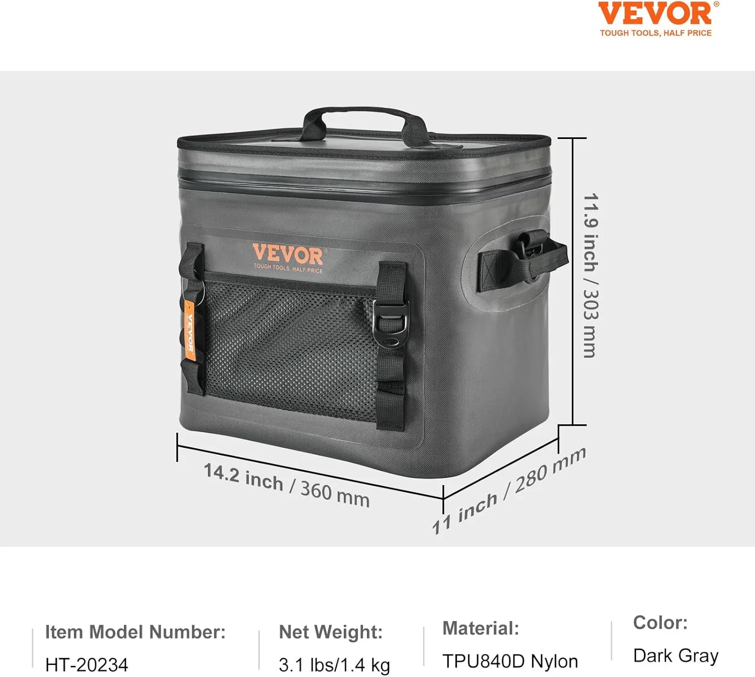 VEVOR Soft Cooler 16/24/30 Cans
