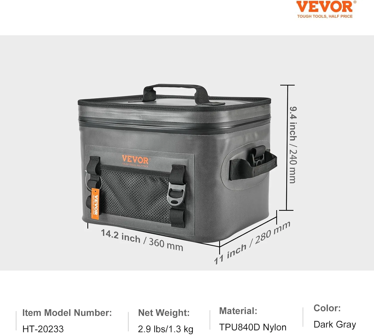 VEVOR Soft Cooler 16/24/30 Cans
