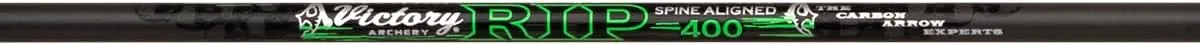 Victory Archery RIP 0.204" 250/300/350/400/500 Spine Small Diameter Carbon Hunting Arrow Shafts 12 Pack