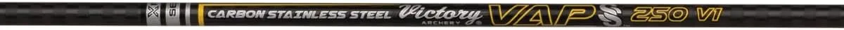Victory Archery VAP SS 0.166" 200/250/300/350/400 Spine Micro Diameter Carbon Hunting Arrow Shafts 12 Pack