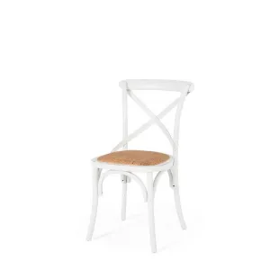 Villa X-Back Chair - Aged White