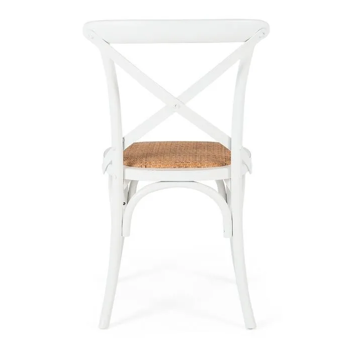 Villa X-Back Chair - Aged White