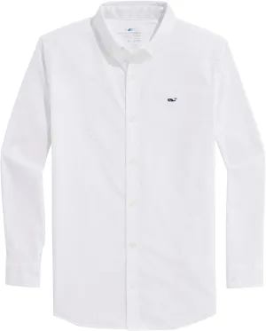vineyard vines Boys' On-The-go Brrrº Solid Shirt