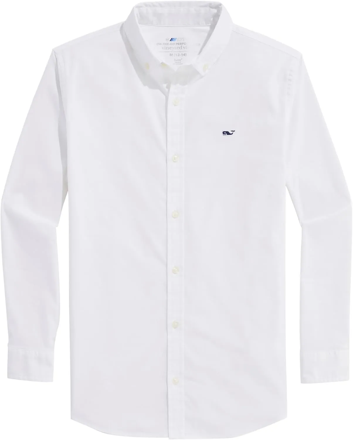 vineyard vines Boys' On-The-go Brrrº Solid Shirt
