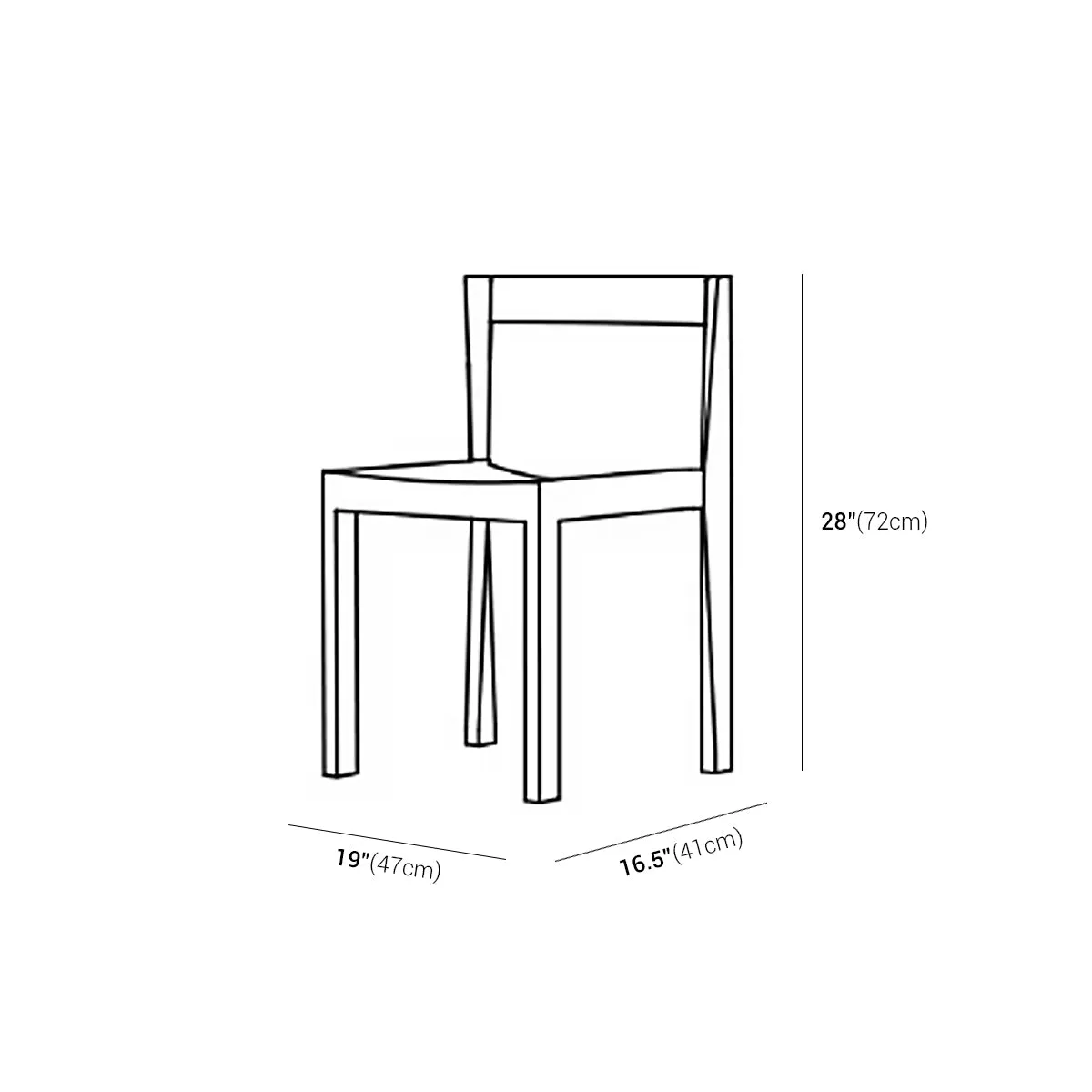 Vintage European Style Plastic Chair