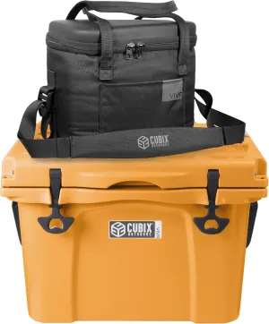 Viva Portable Rotomolded Hard Cooler, Heavy Duty Cooler Ice Chest, Insulated Cooler, Cold Retention for Travel, Beach, Camping, Fishing