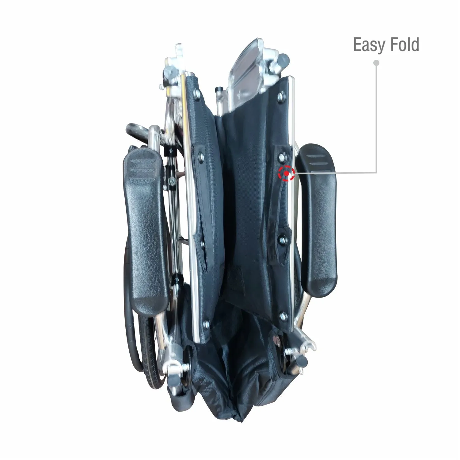 VMS Careline Foldable Transit Lightweight Wheelchair CRUISE