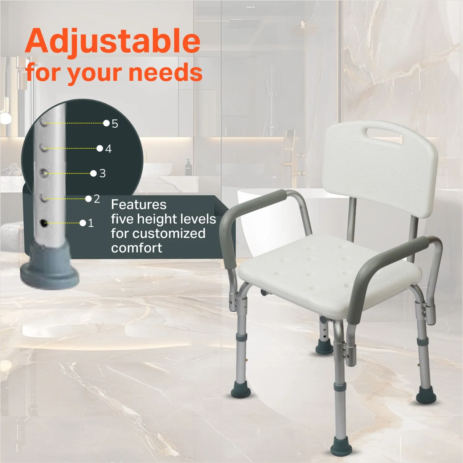 VMS Careline Shower Chair OMEGA