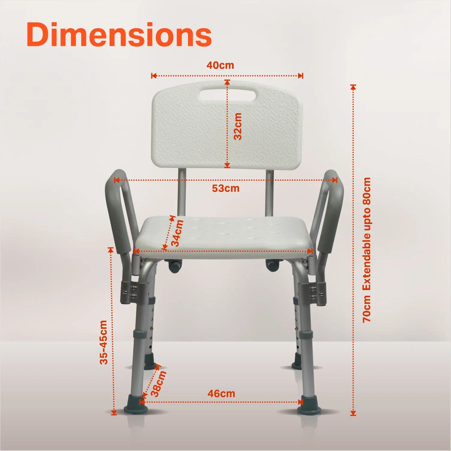 VMS Careline Shower Chair OMEGA