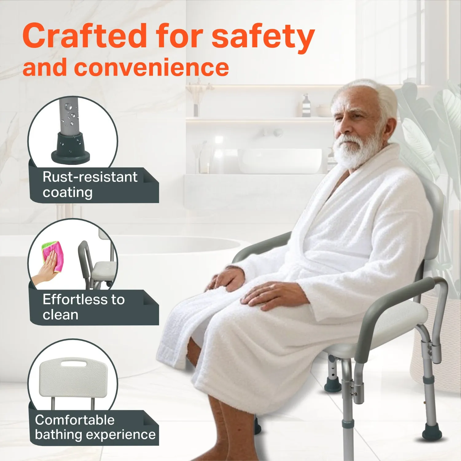 VMS Careline Shower Chair OMEGA