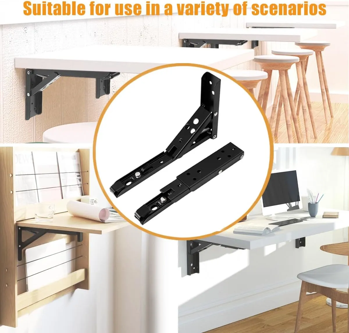Wall Table Fold Down Hinge90 Degree SelfLocking Folding HingeSave Space Drop