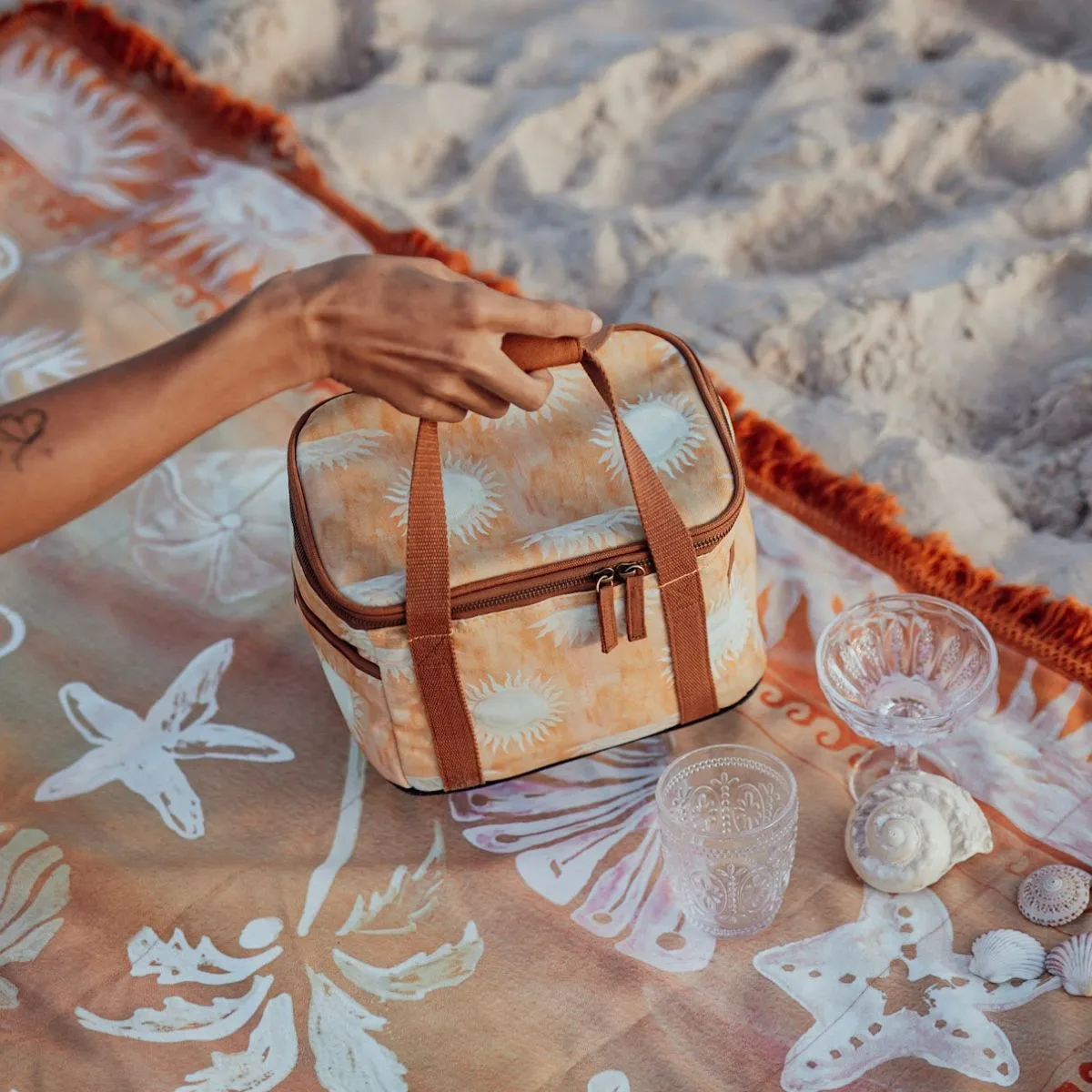Wandering Folk Sol Cooler Mini - Tangerine