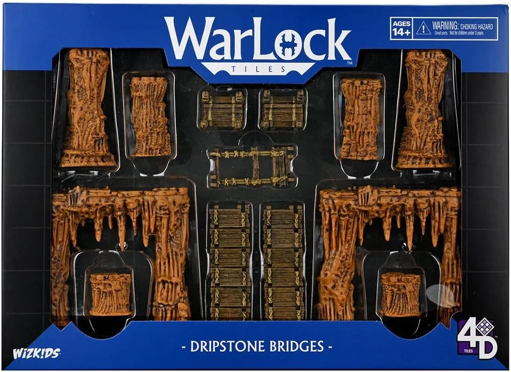 Warlock Tiles: Accessory – Dripstone Bridges
