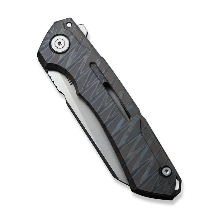 WEKNIFE Mini Buster Flipper Knife Titanium Handle