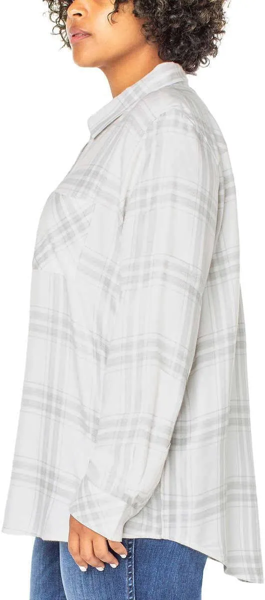 Well Worn Women's Super Soft Plaid Button Up Shirt