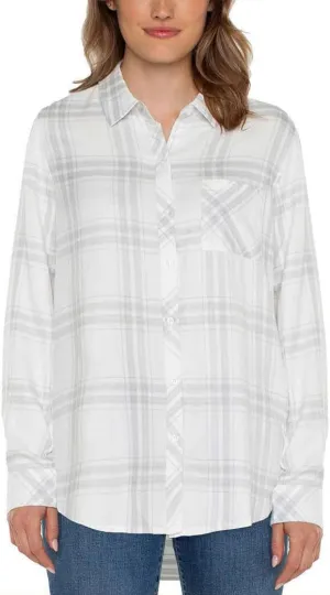 Well Worn Women's Super Soft Plaid Button Up Shirt