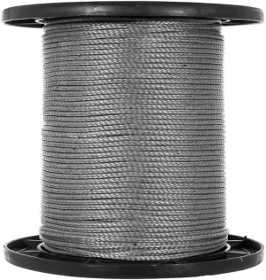 West Coast Paracord 12 Strand Dymax Rope – Low Stretch and High Strength - Floats - Made in The USA (600 Feet, 1/8 Inch)