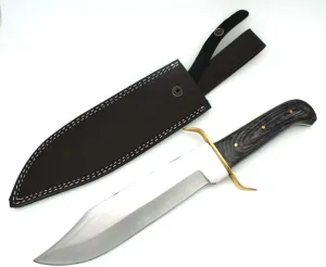 Wild Turkey Handmade Fixed Blade Full Tang Knife 15" Overall Hunting Camping